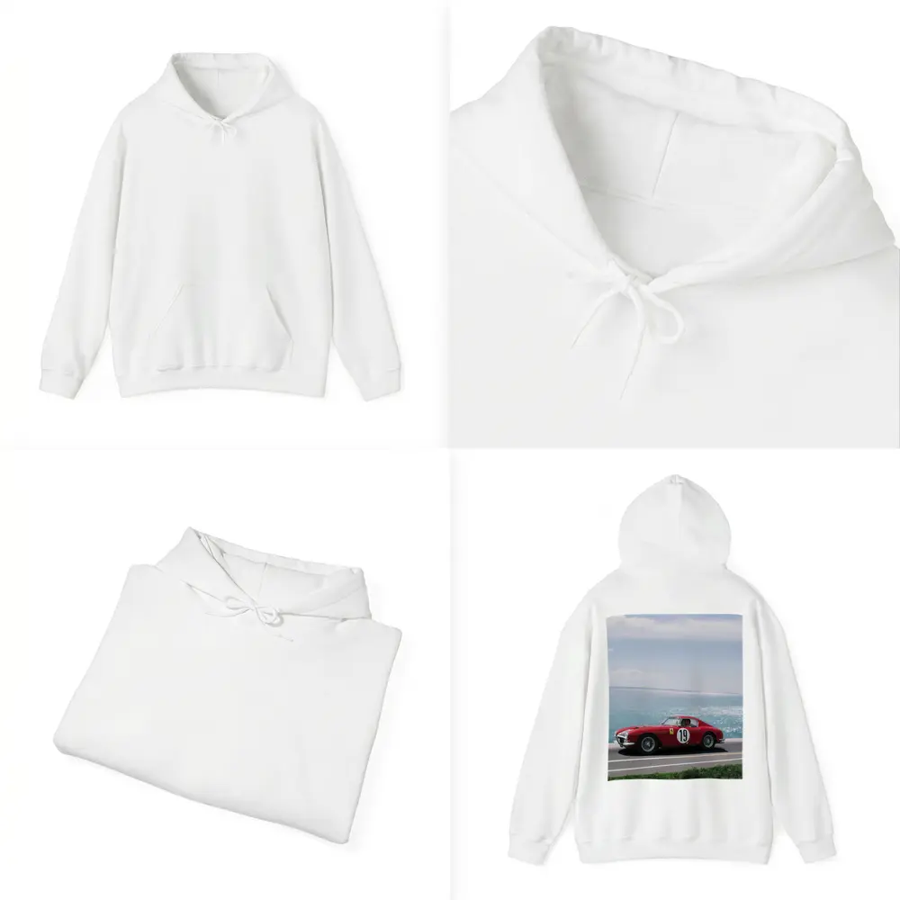 Ferrari Classic Race Car Coastal Road Drive – Hoodies