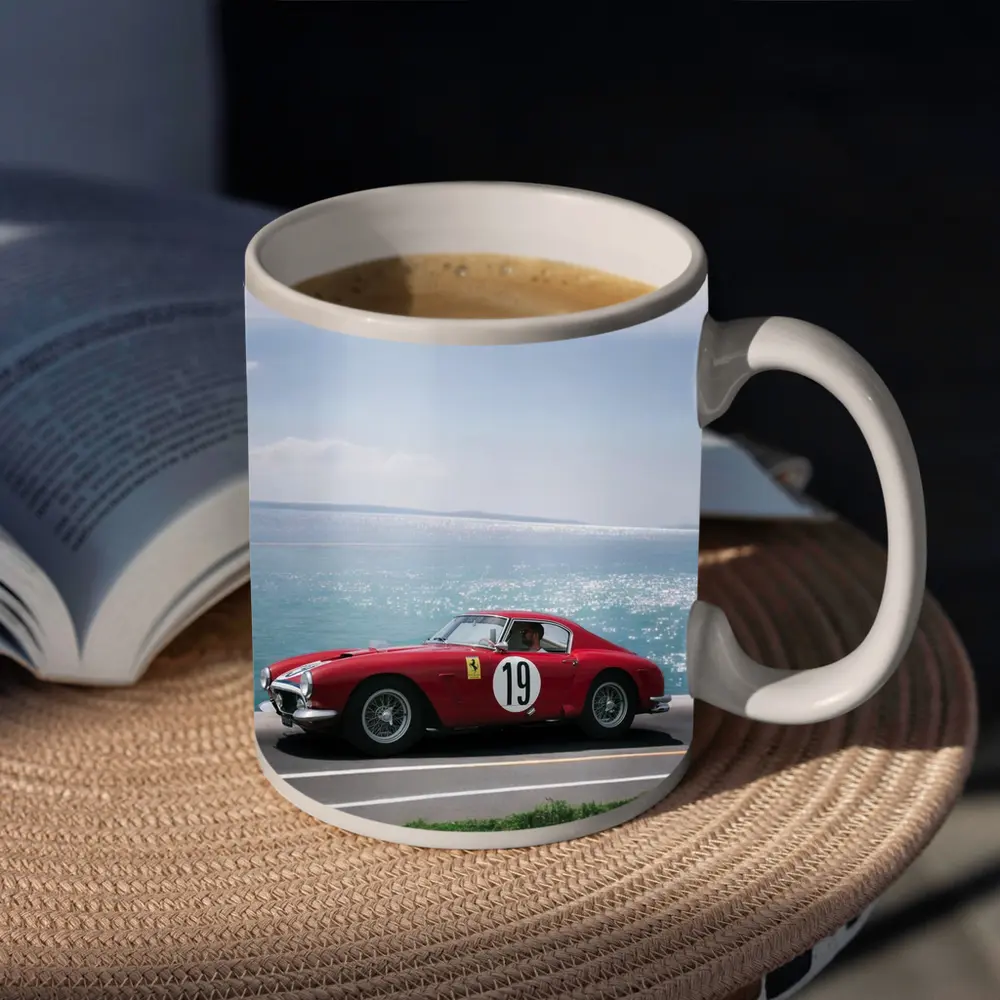 Ferrari Classic Race Car Coastal Road Drive – Mugs