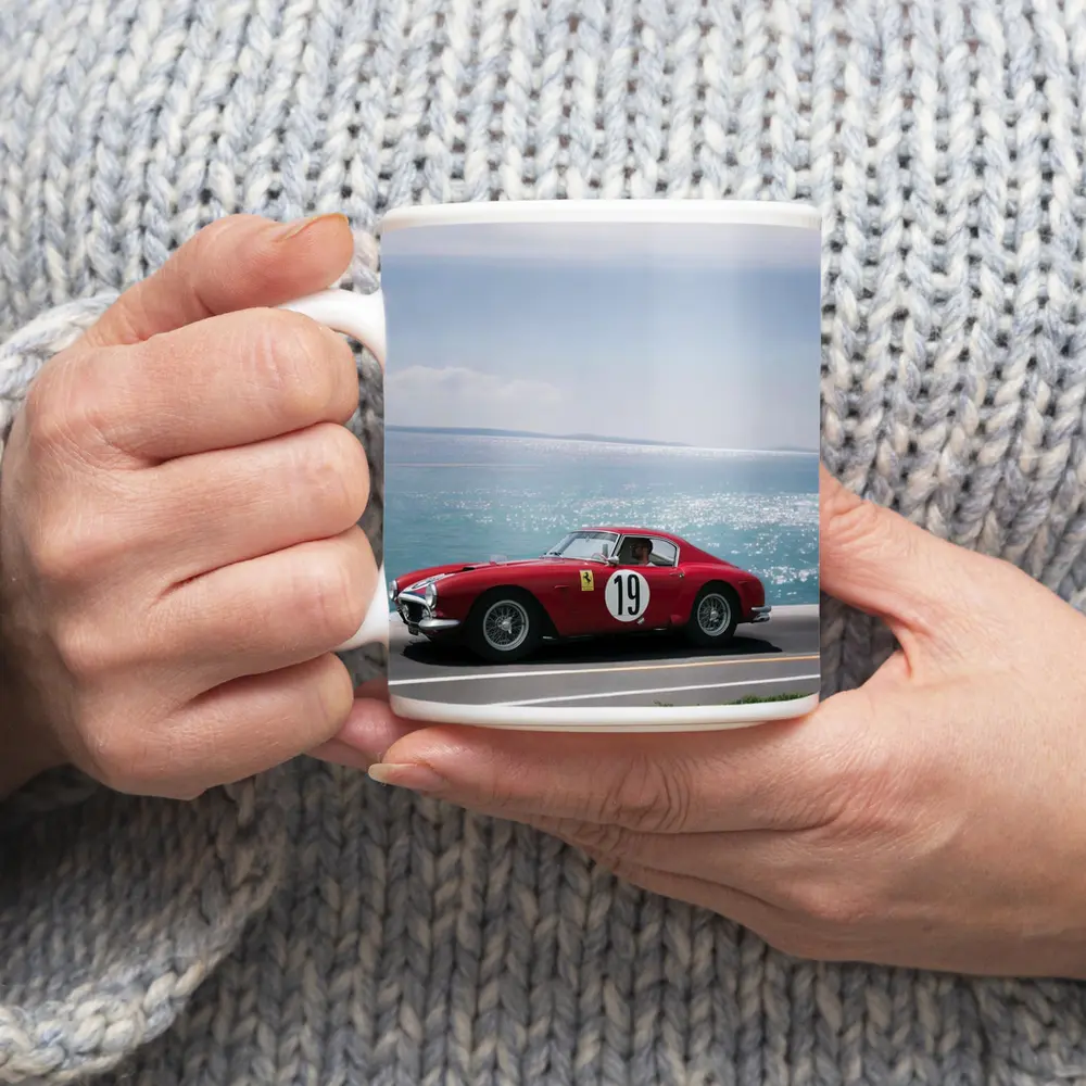 Ferrari Classic Race Car Coastal Road Drive – Mugs
