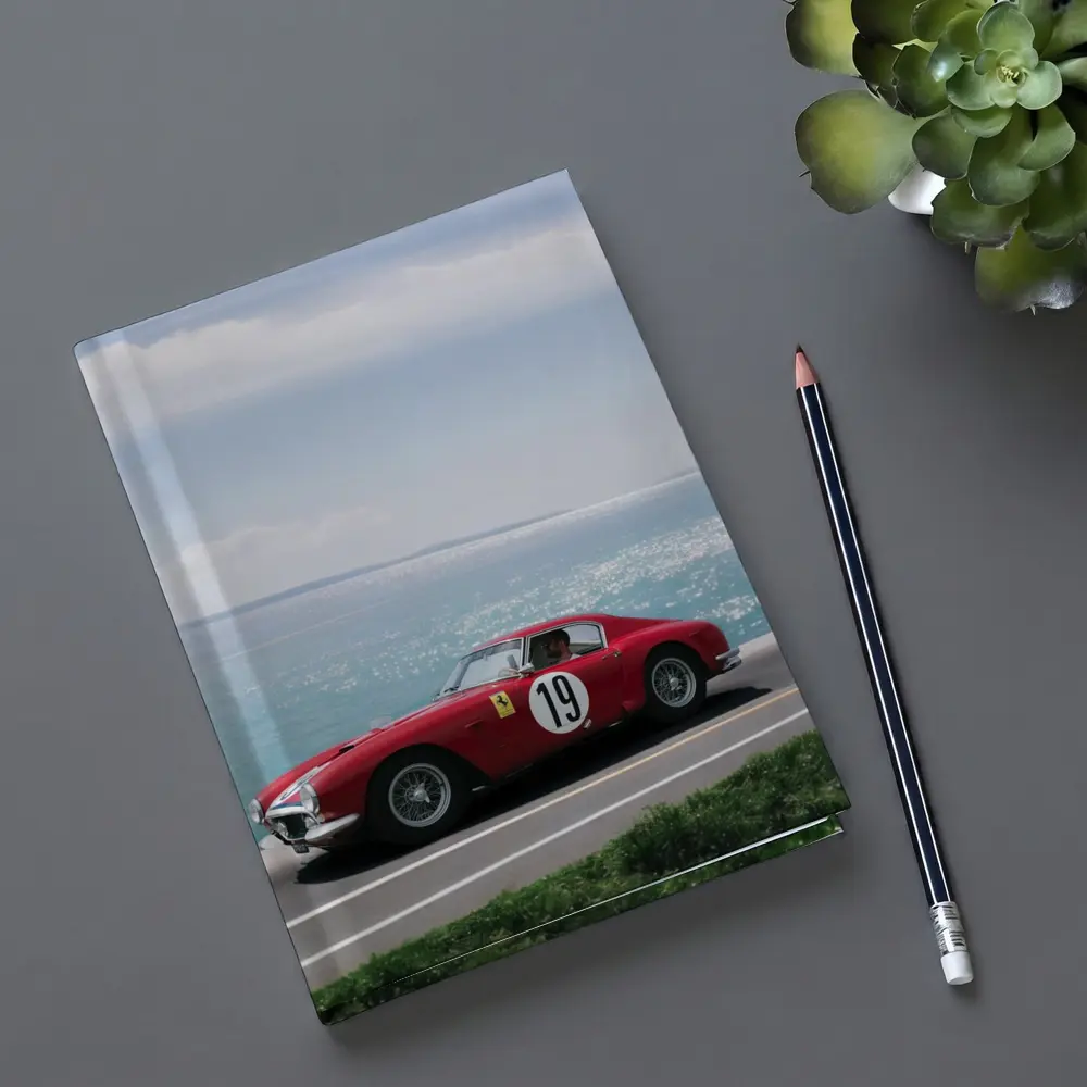 Ferrari Classic Race Car Coastal Road Drive – Notebooks