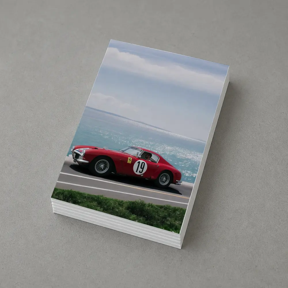 Ferrari Classic Race Car Coastal Road Drive – Postcards