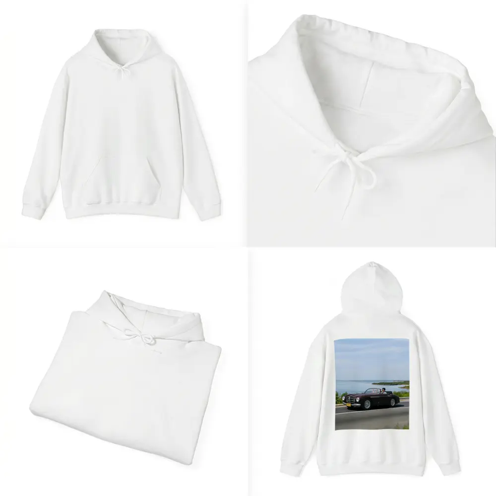 Classic Ferrari Convertible Coastal Road Drive – Hoodies