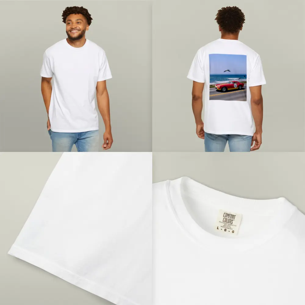 Ferrari Racing Car Coastal Road Ocean Drive – T-Shirts