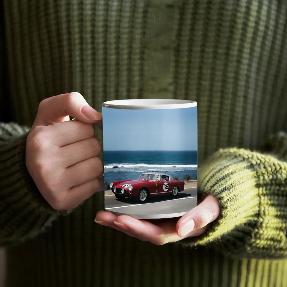 Ferrari Classic Race Car Coastal Road Drive – Mugs