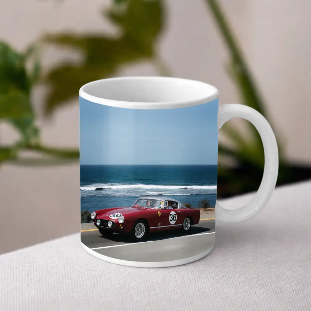 Ferrari Classic Race Car Coastal Road Drive – Mugs