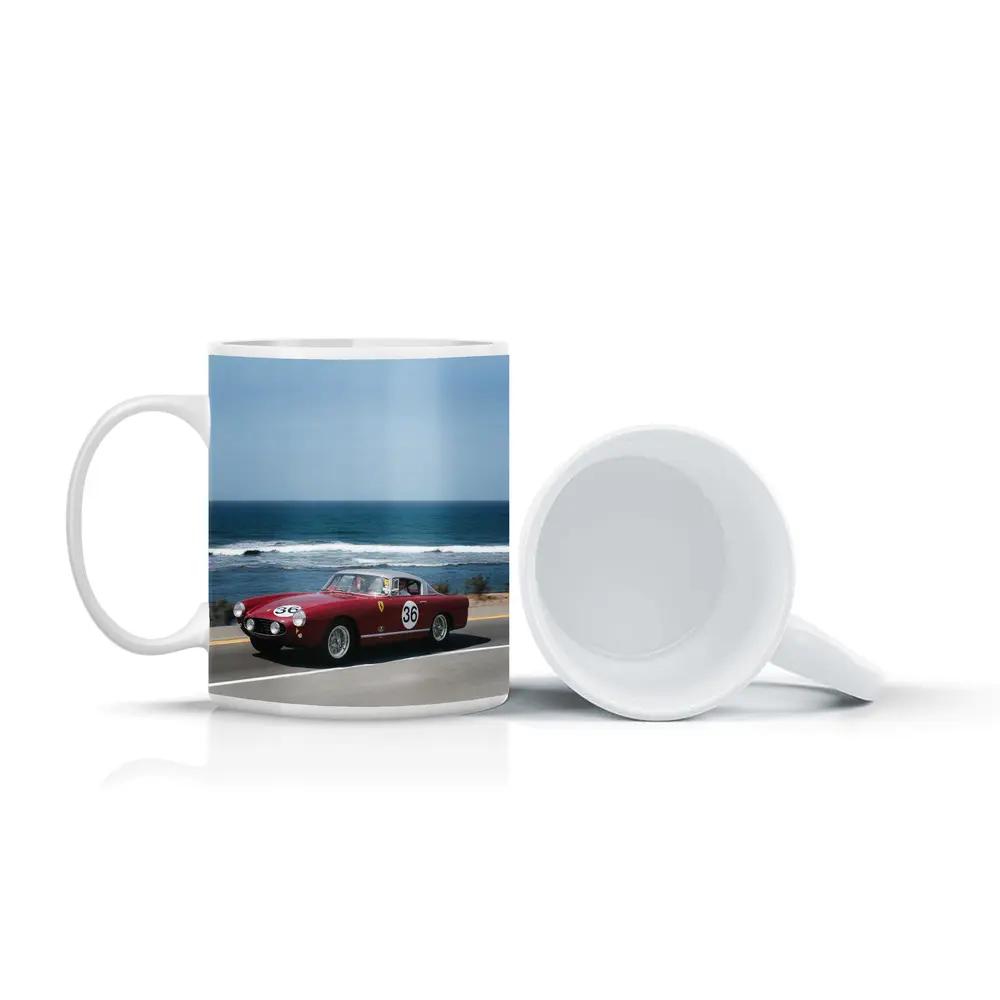 Ferrari Classic Race Car Coastal Road Drive – Mugs