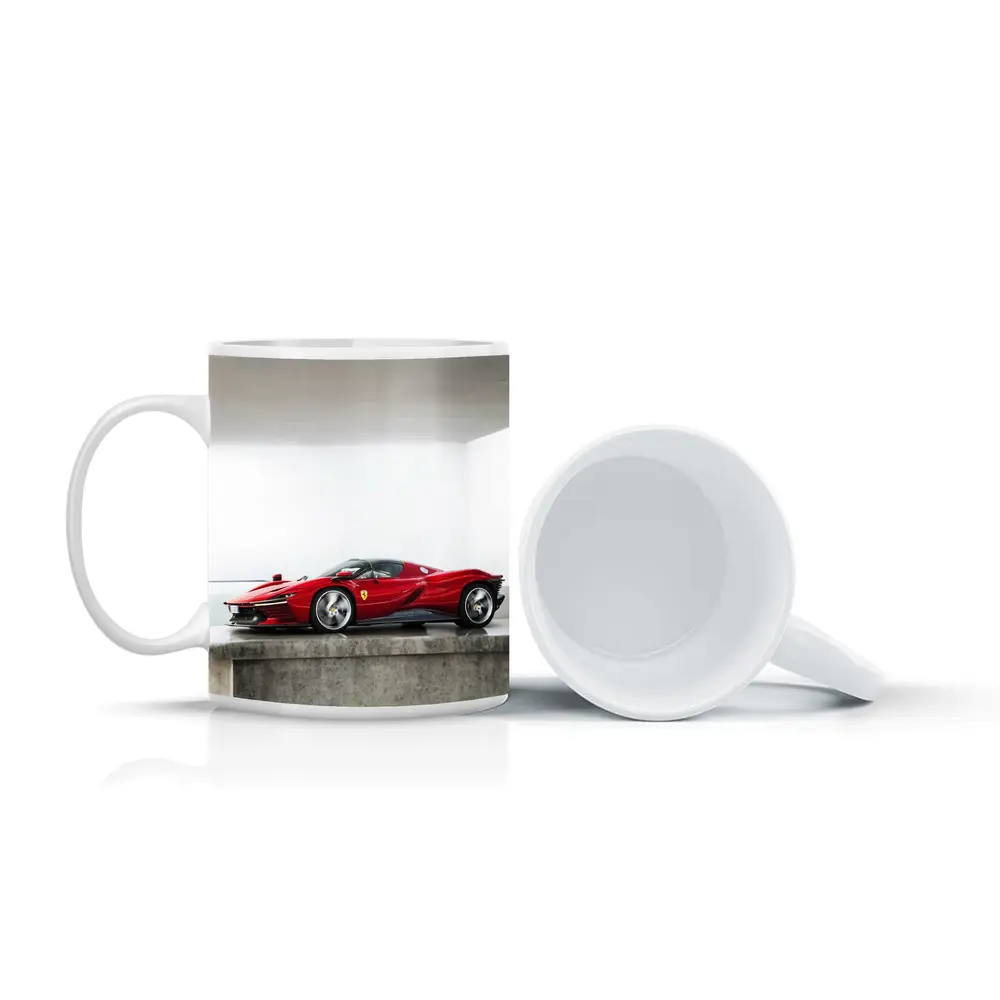 Ferrari Daytona SP3 Red Minimal Studio – Mugs