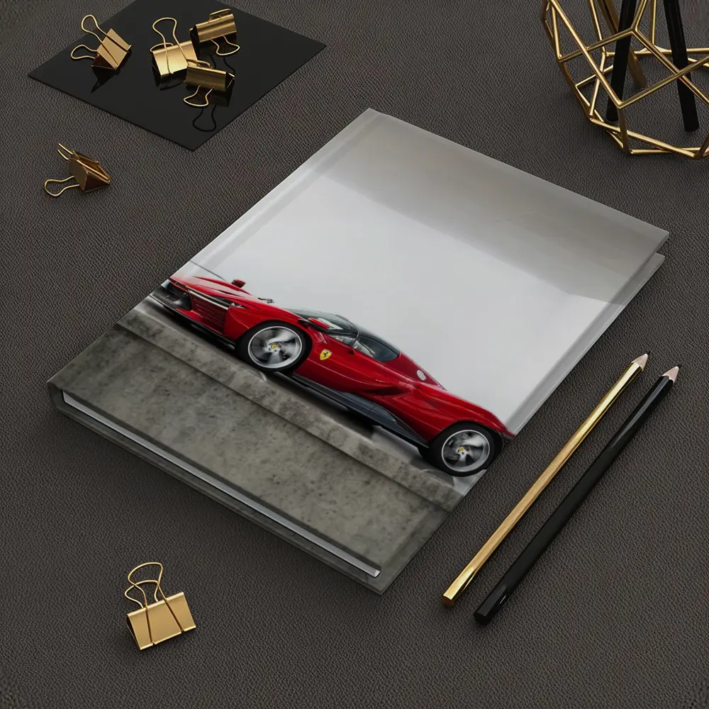 Ferrari Daytona SP3 Red Minimal Studio – Notebooks