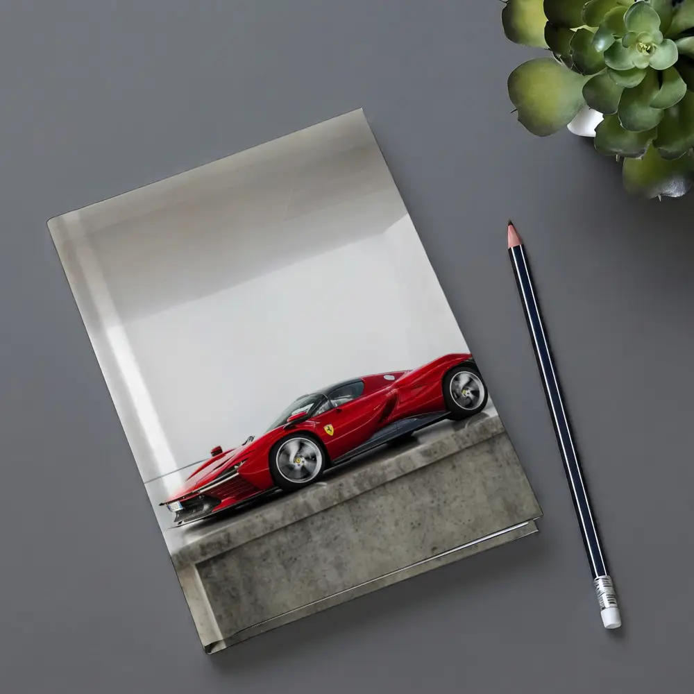 Ferrari Daytona SP3 Red Minimal Studio – Notebooks