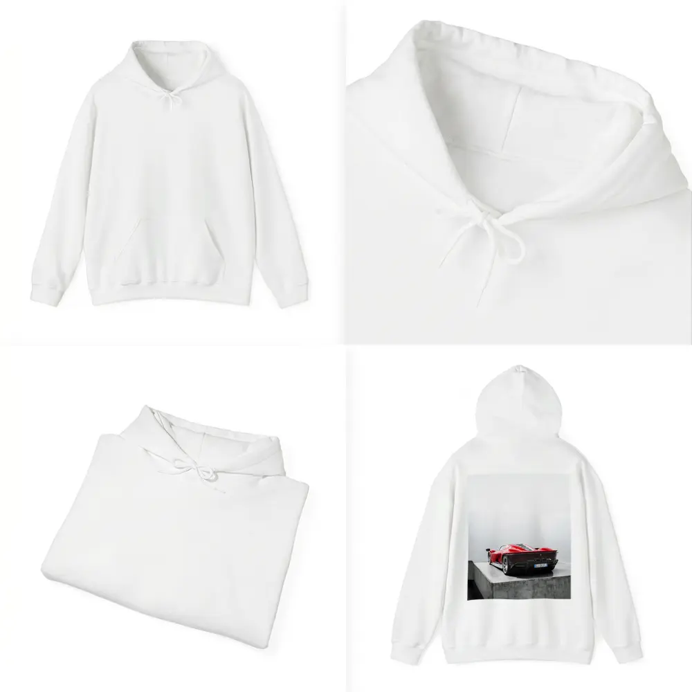 Ferrari Daytona SP3 Red Concrete Studio – Hoodies
