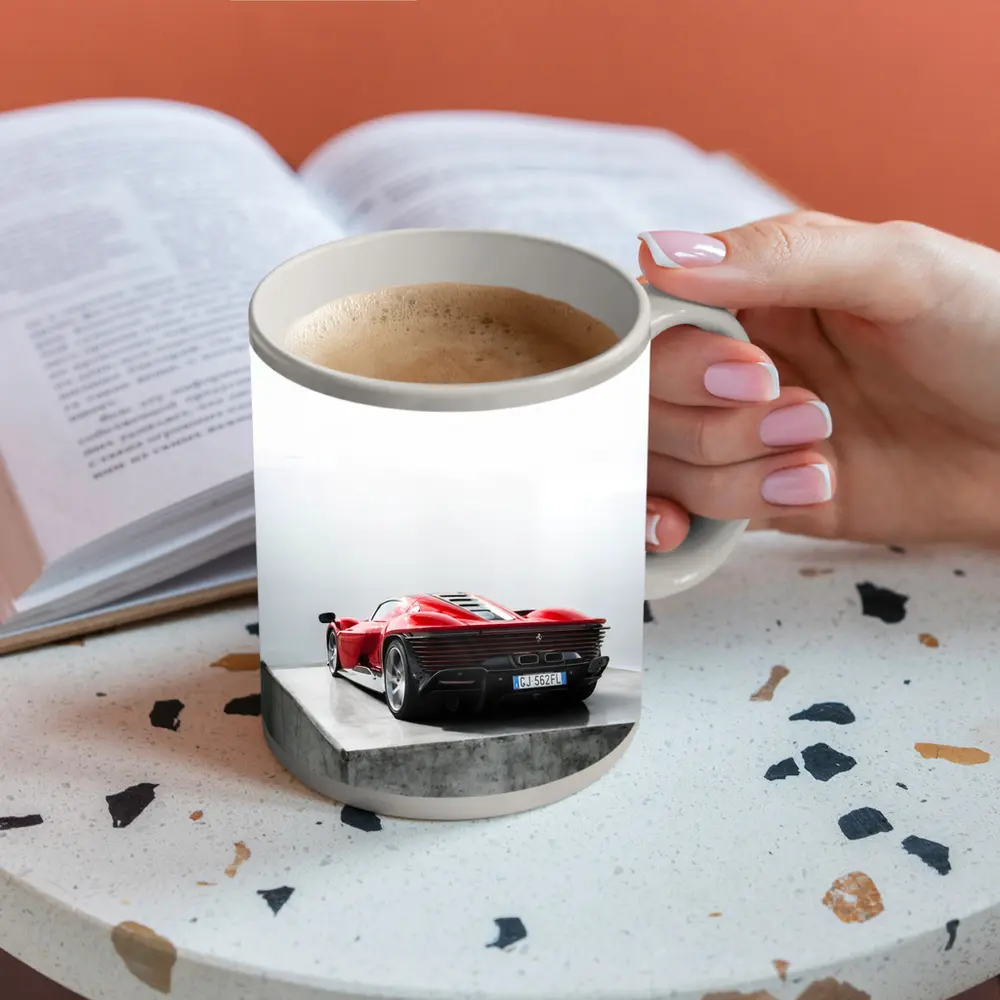 Ferrari Daytona SP3 Red Concrete Studio – Mugs