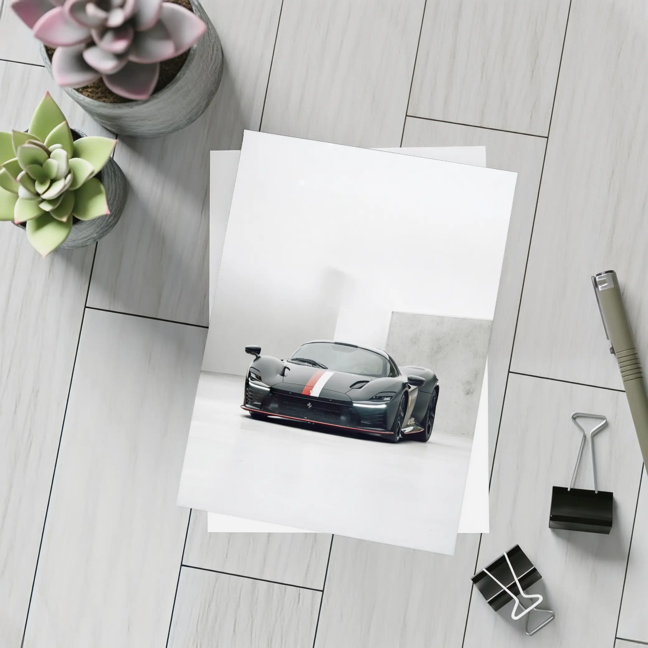 Ferrari Daytona SP3 Dark Studio Setting – Postcards