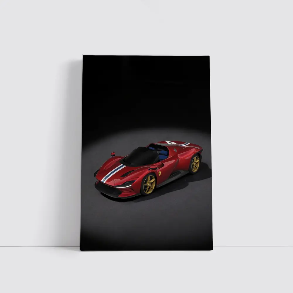 Ferrari Daytona SP3 Red Studio Shot – Wall Art