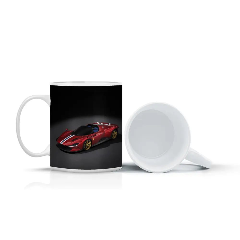 Ferrari Daytona SP3 Red Studio Shot – Mugs