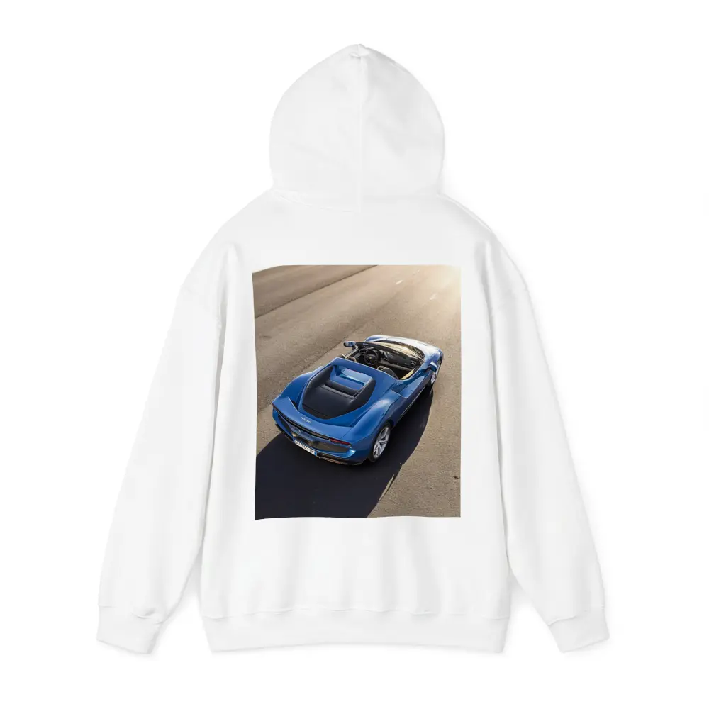 Ferrari Daytona SP3 Blue Open Road – Hoodies