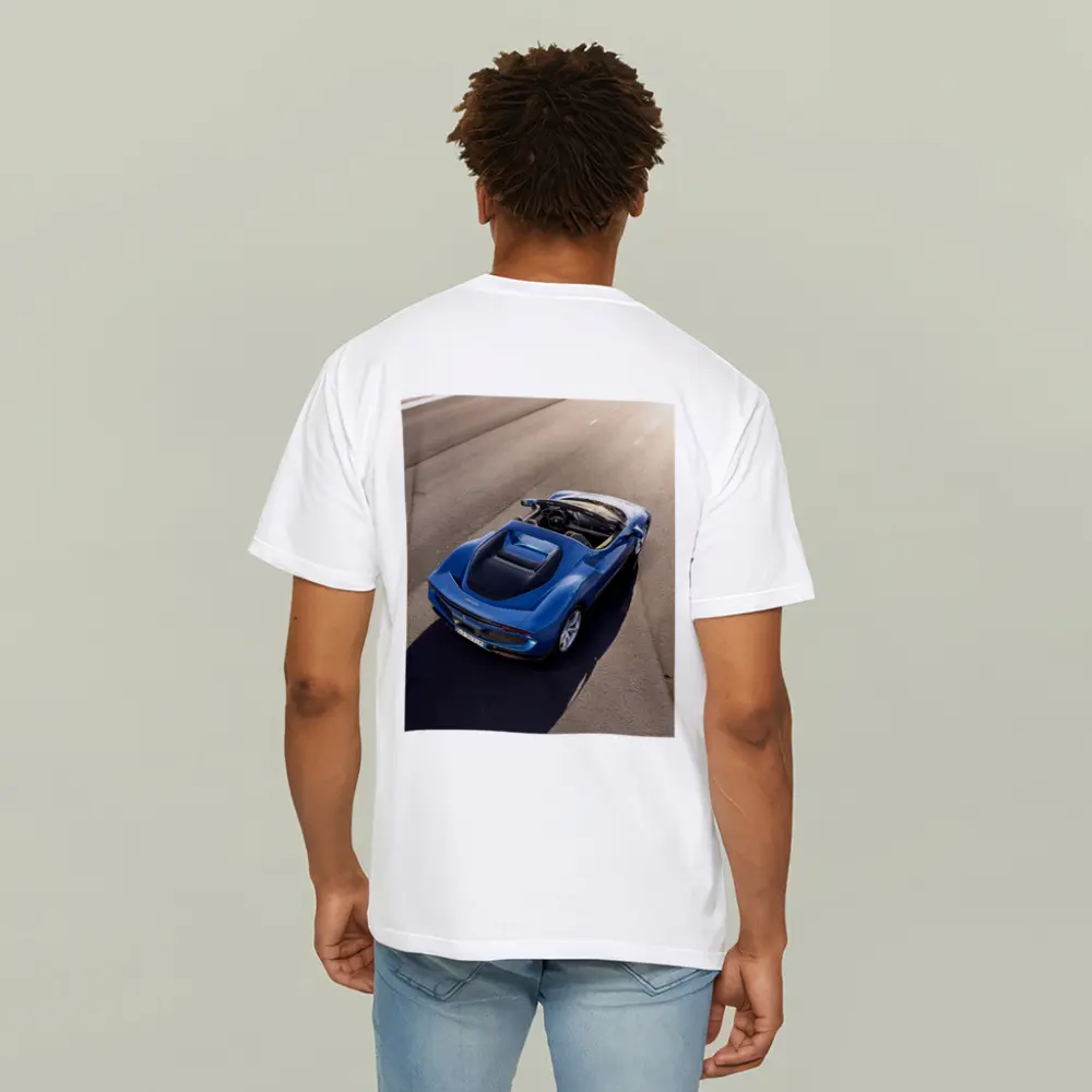 Ferrari Daytona SP3 Blue Open Road – T-Shirts