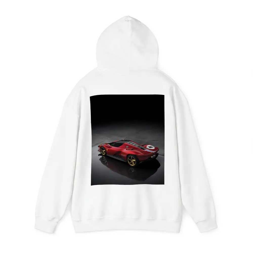 Ferrari Daytona SP3 Red Supercar Studio Shot – Hoodies