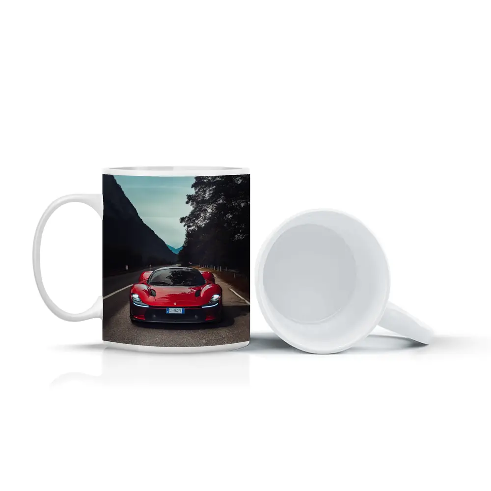 Ferrari Daytona SP3 Red Mountain Road – Mugs