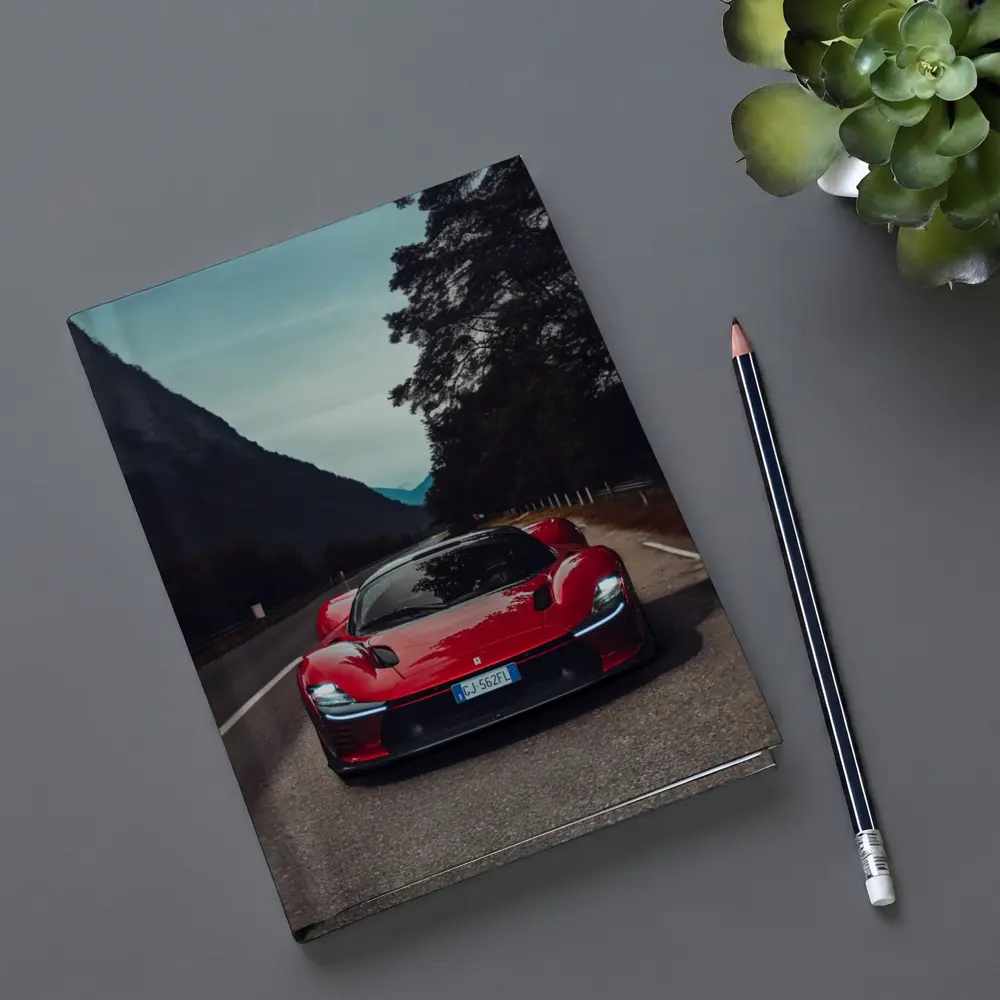 Ferrari Daytona SP3 Red Mountain Road – Notebooks