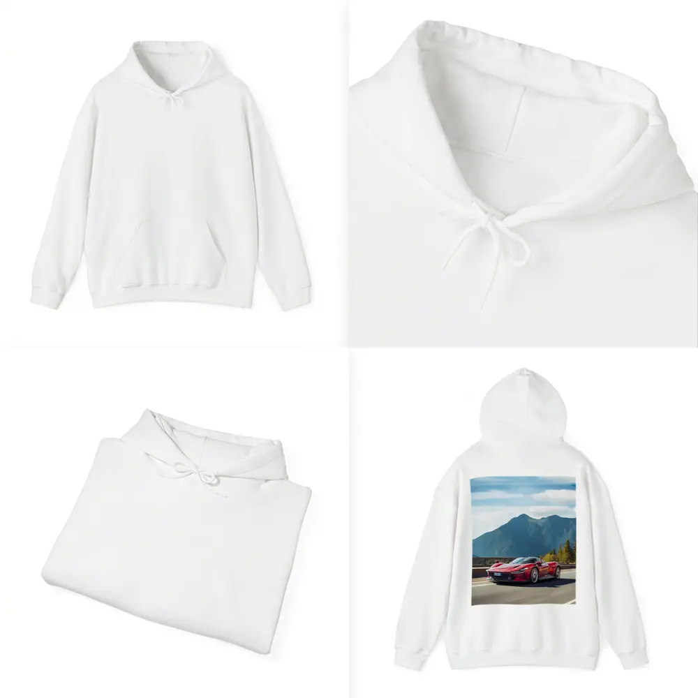 Ferrari Daytona SP3 Red Mountain Road – Hoodies
