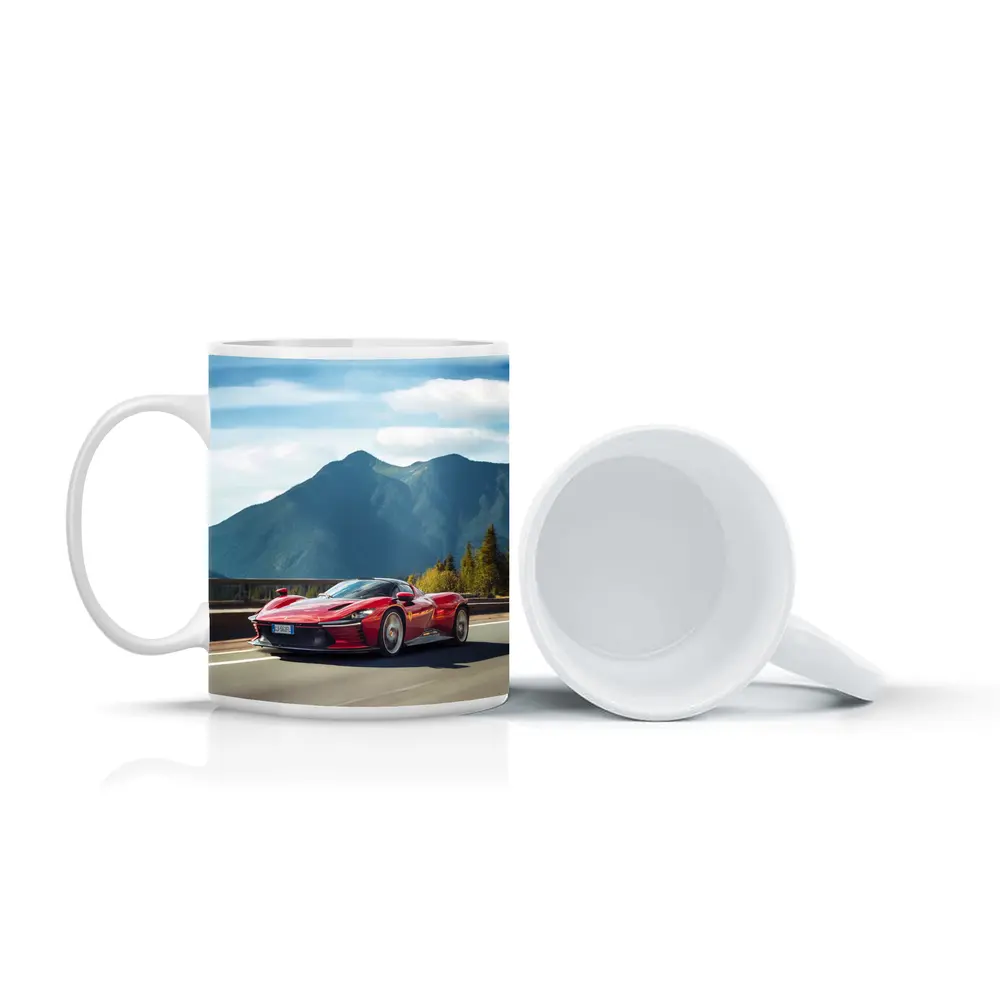 Ferrari Daytona SP3 Red Mountain Road – Mugs