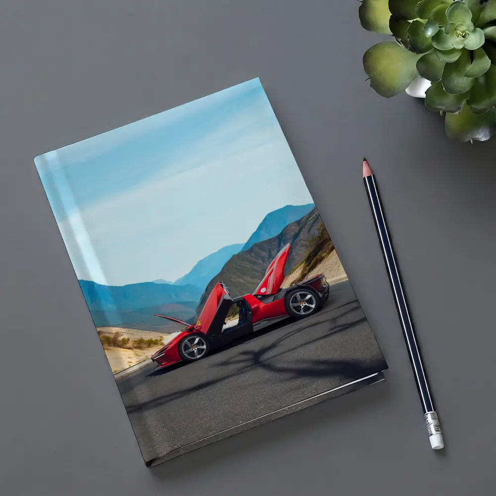 Ferrari Daytona SP3 Red Mountain Road – Notebooks