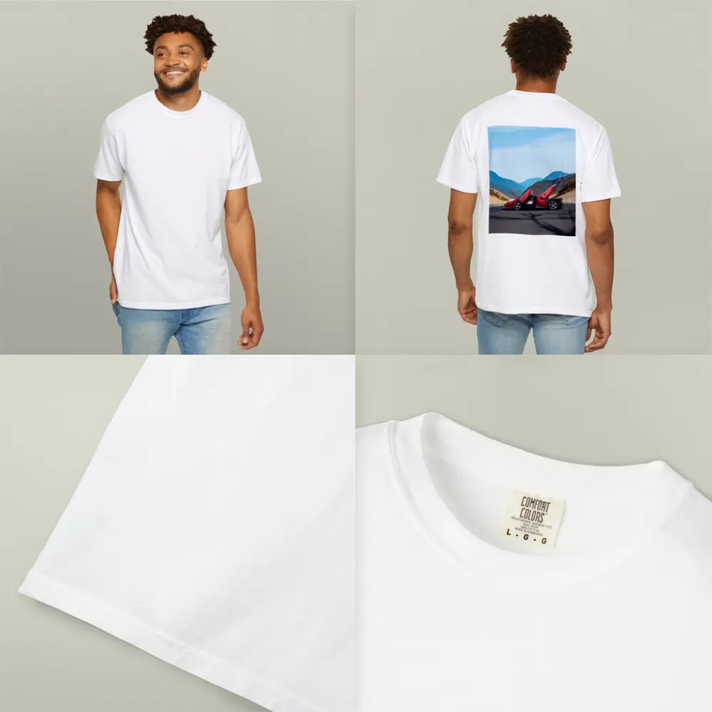 Ferrari Daytona SP3 Red Mountain Road – T-Shirts