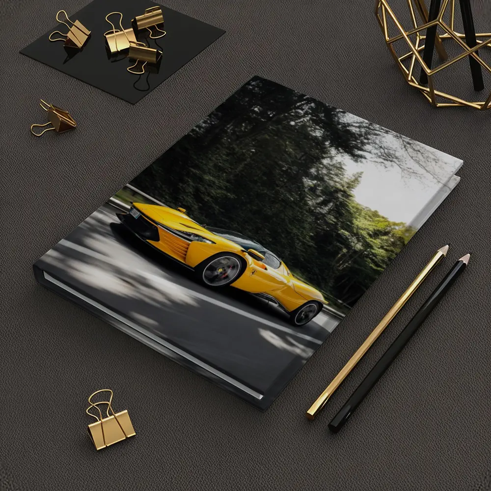 Ferrari Daytona SP3 Yellow Road Drive – Notebooks