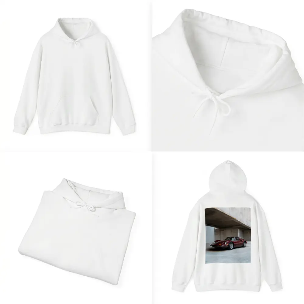 Ferrari Dino 246 GT Concrete Parking Structure – Hoodies