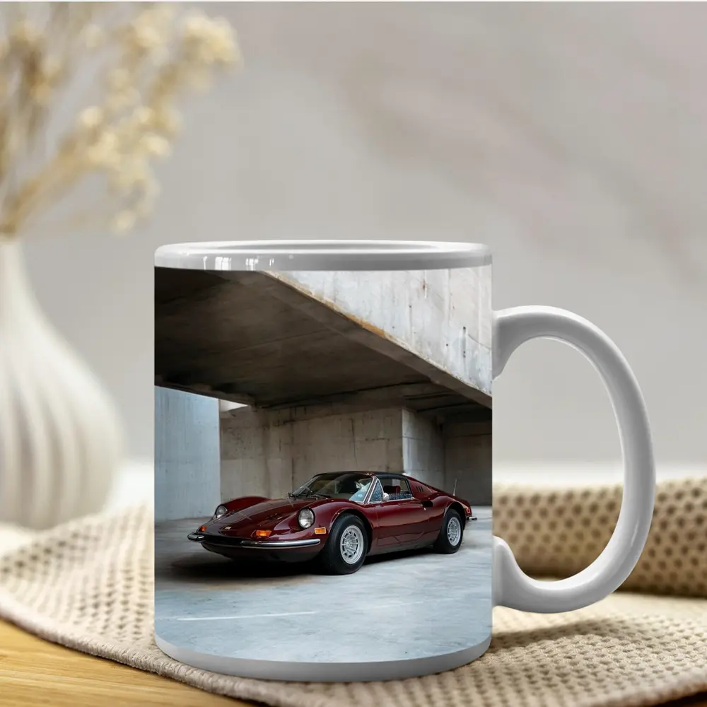Ferrari Dino 246 GT Concrete Parking Structure – Mugs