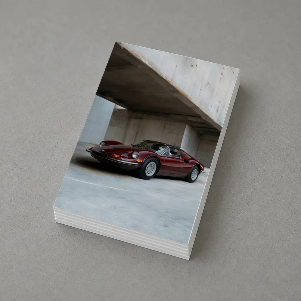 Ferrari Dino 246 GT Concrete Parking Structure – Postcards