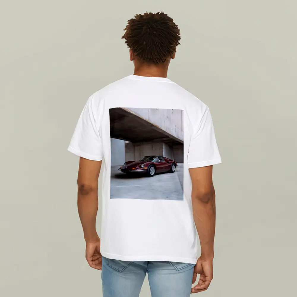 Ferrari Dino 246 GT Concrete Parking Structure – T-Shirts
