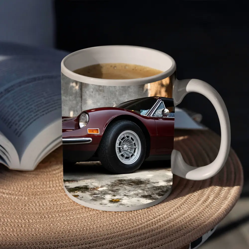 Ferrari Dino 246 GT Concrete Wall – Mugs