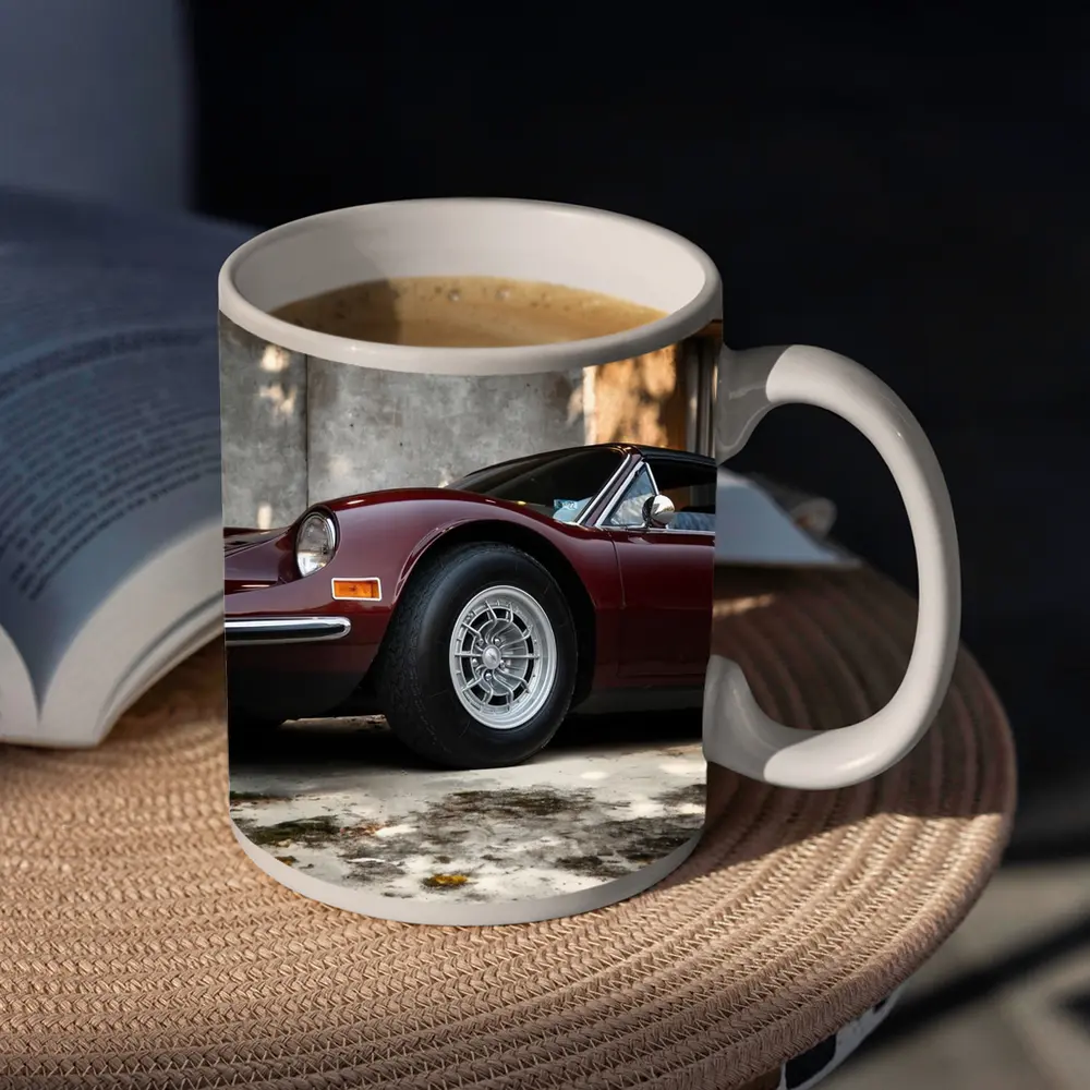 Ferrari Dino 246 GT Concrete Wall – Mugs
