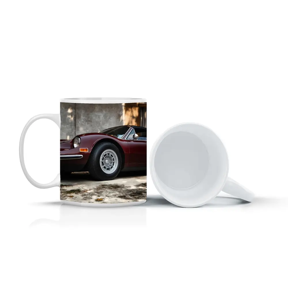 Ferrari Dino 246 GT Concrete Wall – Mugs