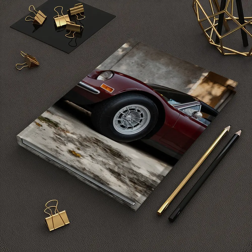 Ferrari Dino 246 GT Concrete Wall – Notebooks