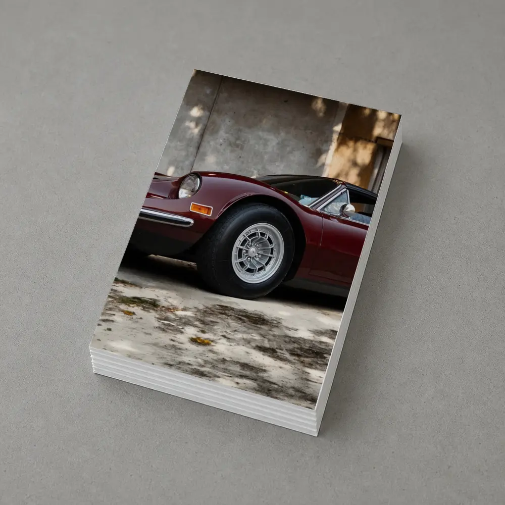 Ferrari Dino 246 GT Concrete Wall – Postcards