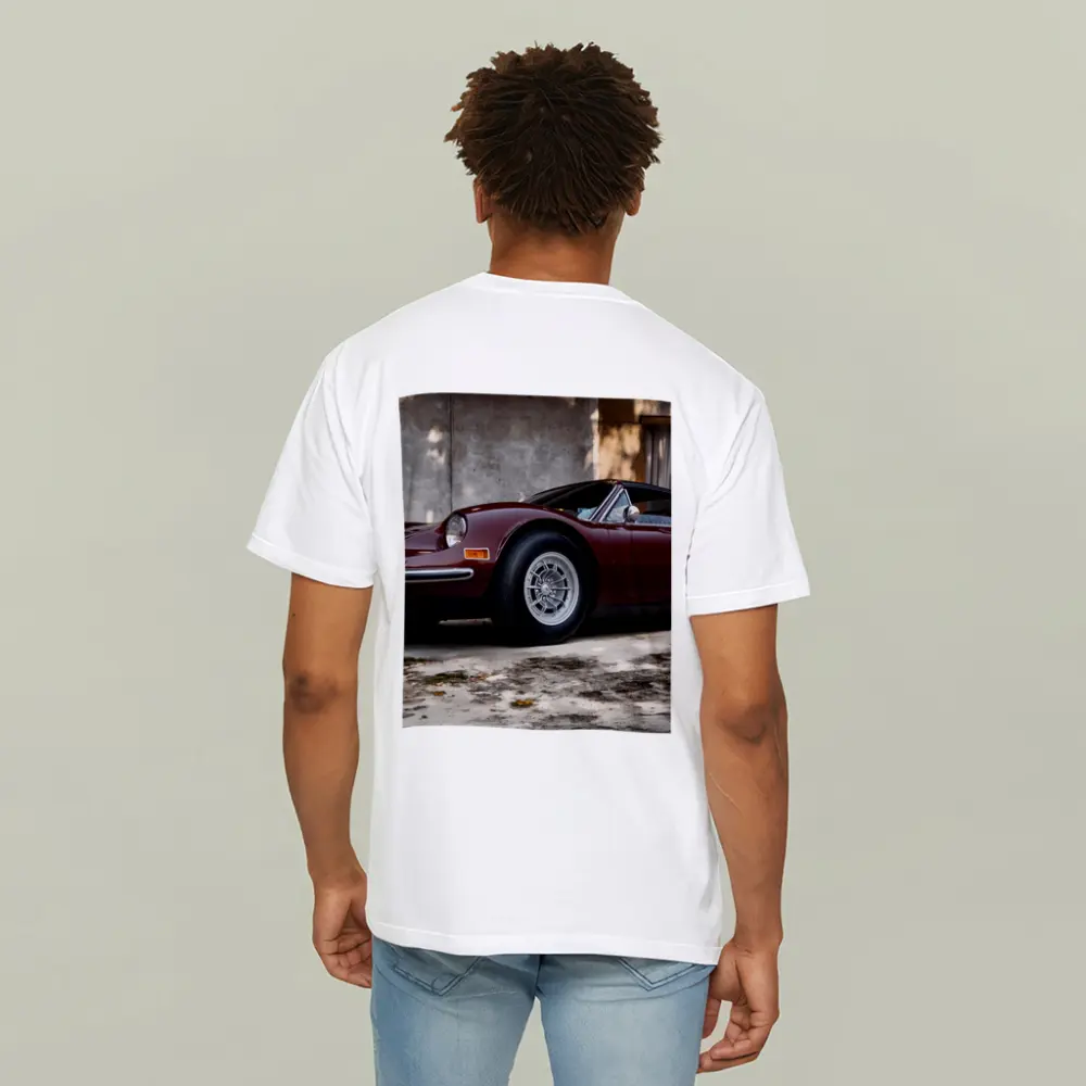 Ferrari Dino 246 GT Concrete Wall – T-Shirts