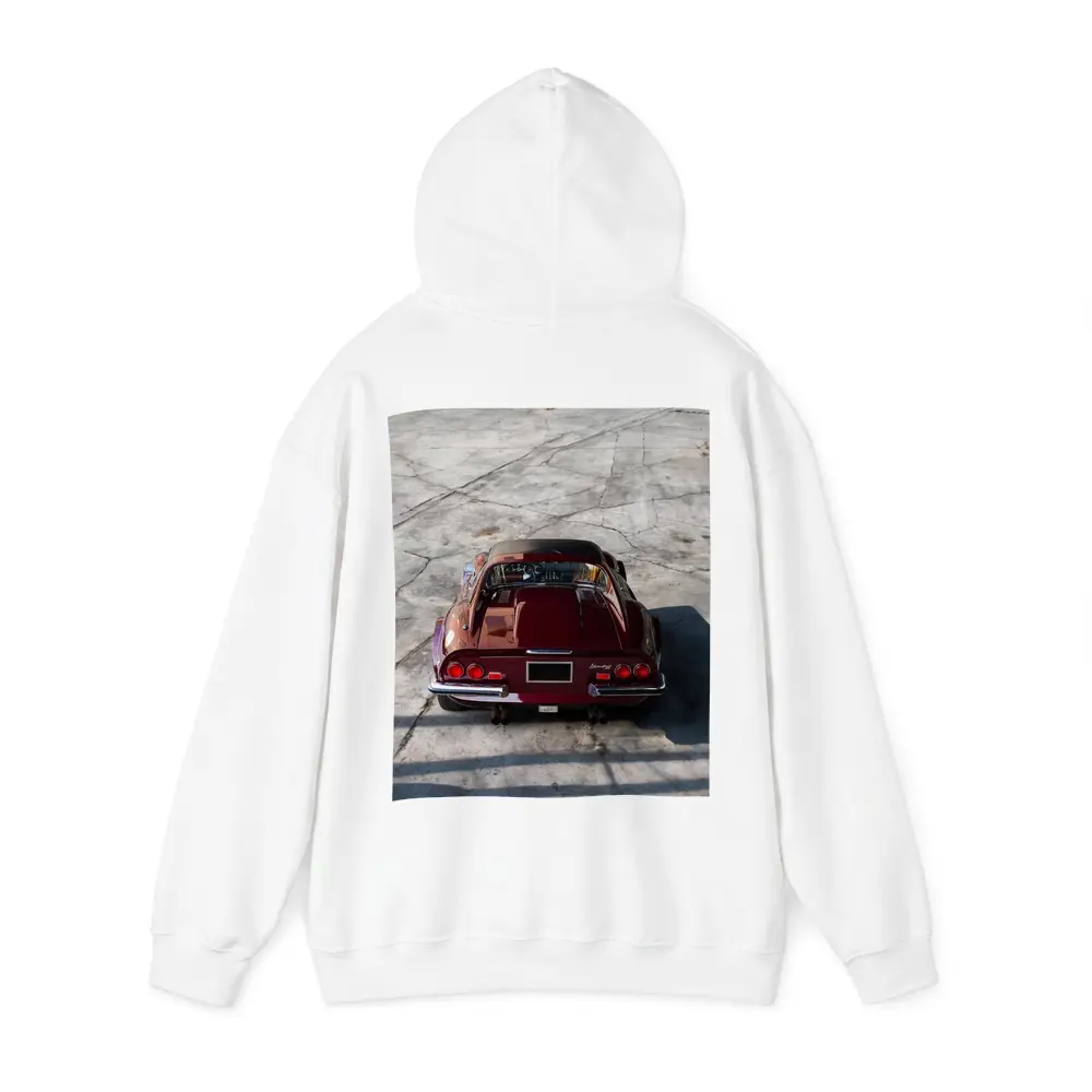 Ferrari Dino 246 GT Concrete Lot Rear – Hoodies
