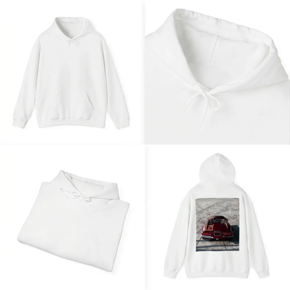 Ferrari Dino 246 GT Concrete Lot Rear – Hoodies