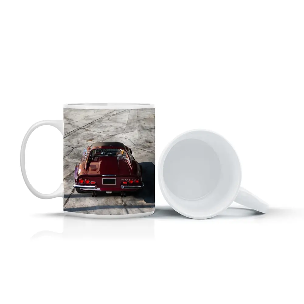 Ferrari Dino 246 GT Concrete Lot Rear – Mugs