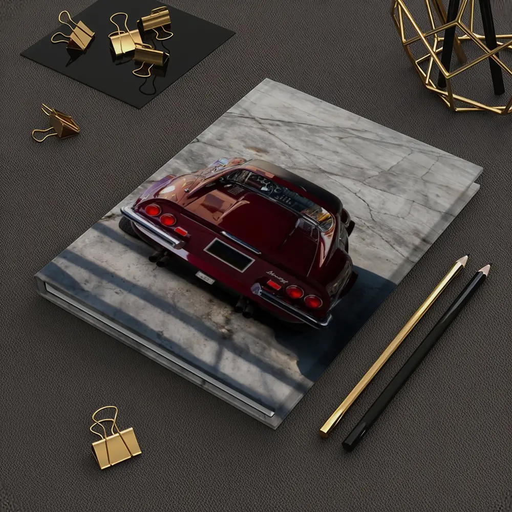 Ferrari Dino 246 GT Concrete Lot Rear – Notebooks