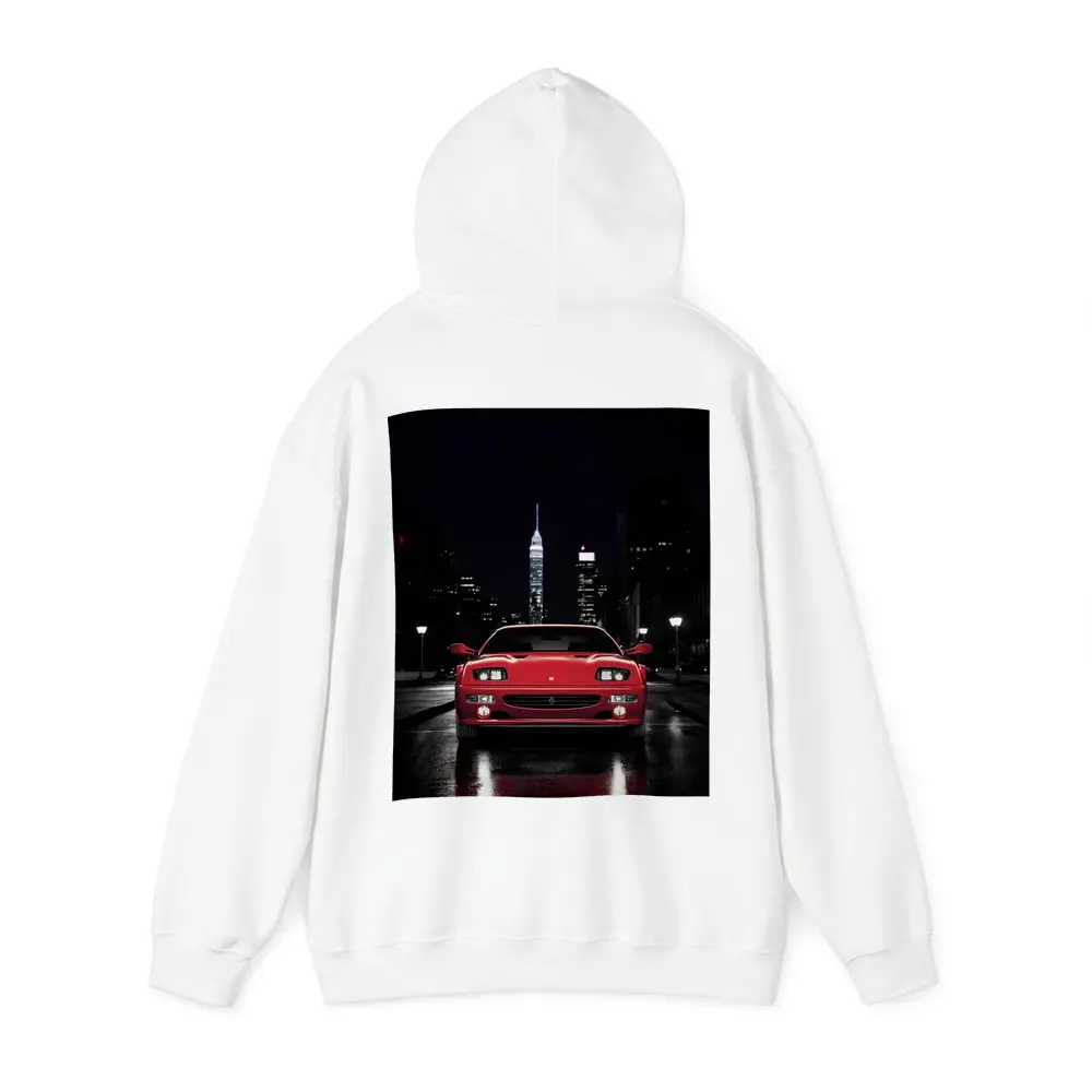 Ferrari F512 M Red Night City Street – Hoodies