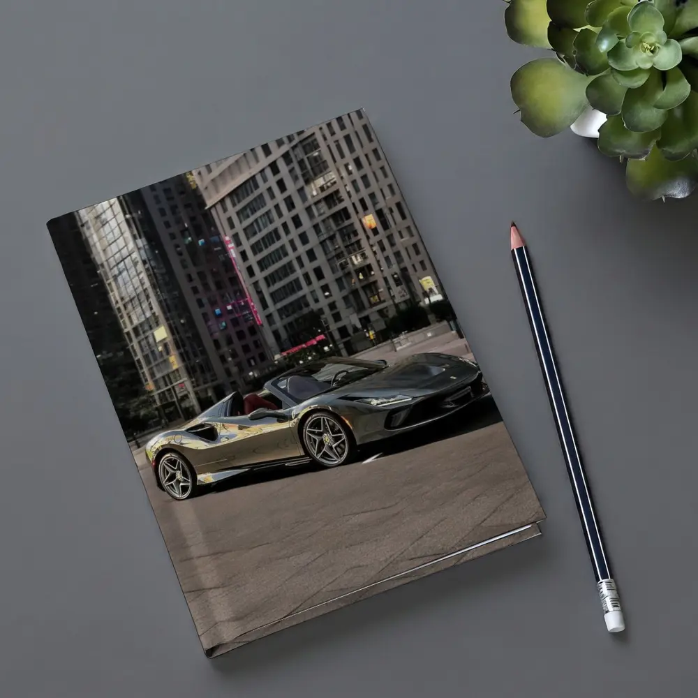 Ferrari F8 Spider City Night Skyline – Notebooks