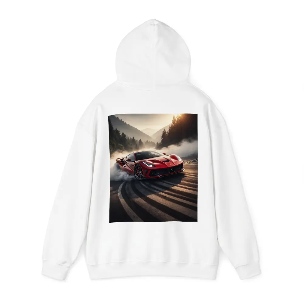 Ferrari F8 Drifting Mountain Road Smoke – Hoodies