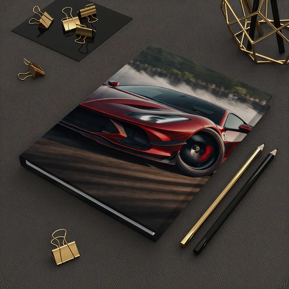 Ferrari F8 Drifting on Race Track – Notebooks