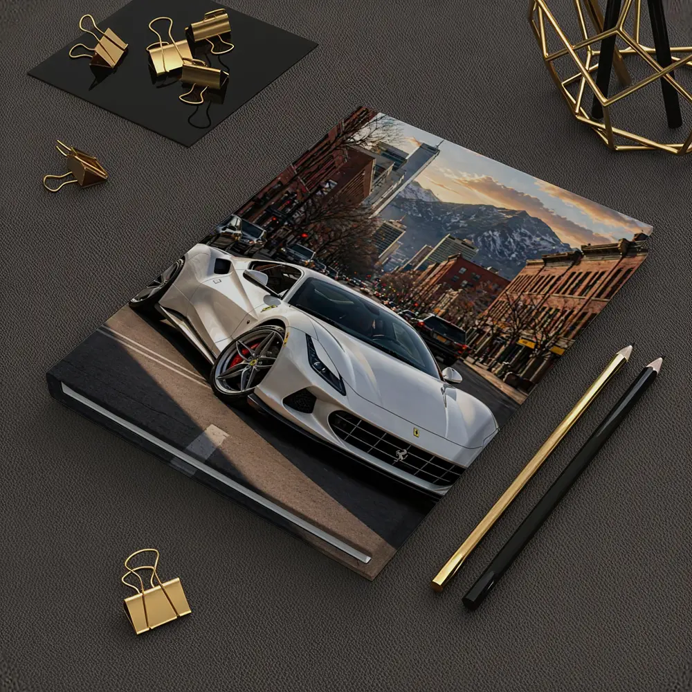 Ferrari F8 White City Mountain Street – Notebooks