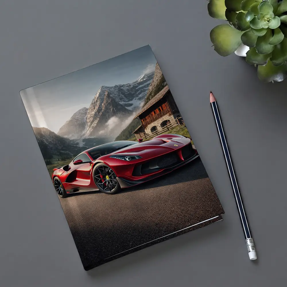 Ferrari F8 Red Mountain Alpine Road – Notebooks