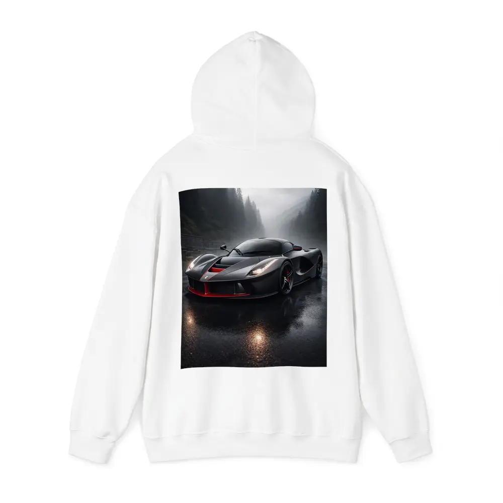 Ferrari LaFerrari Black Rainy Mountain Road – Hoodies