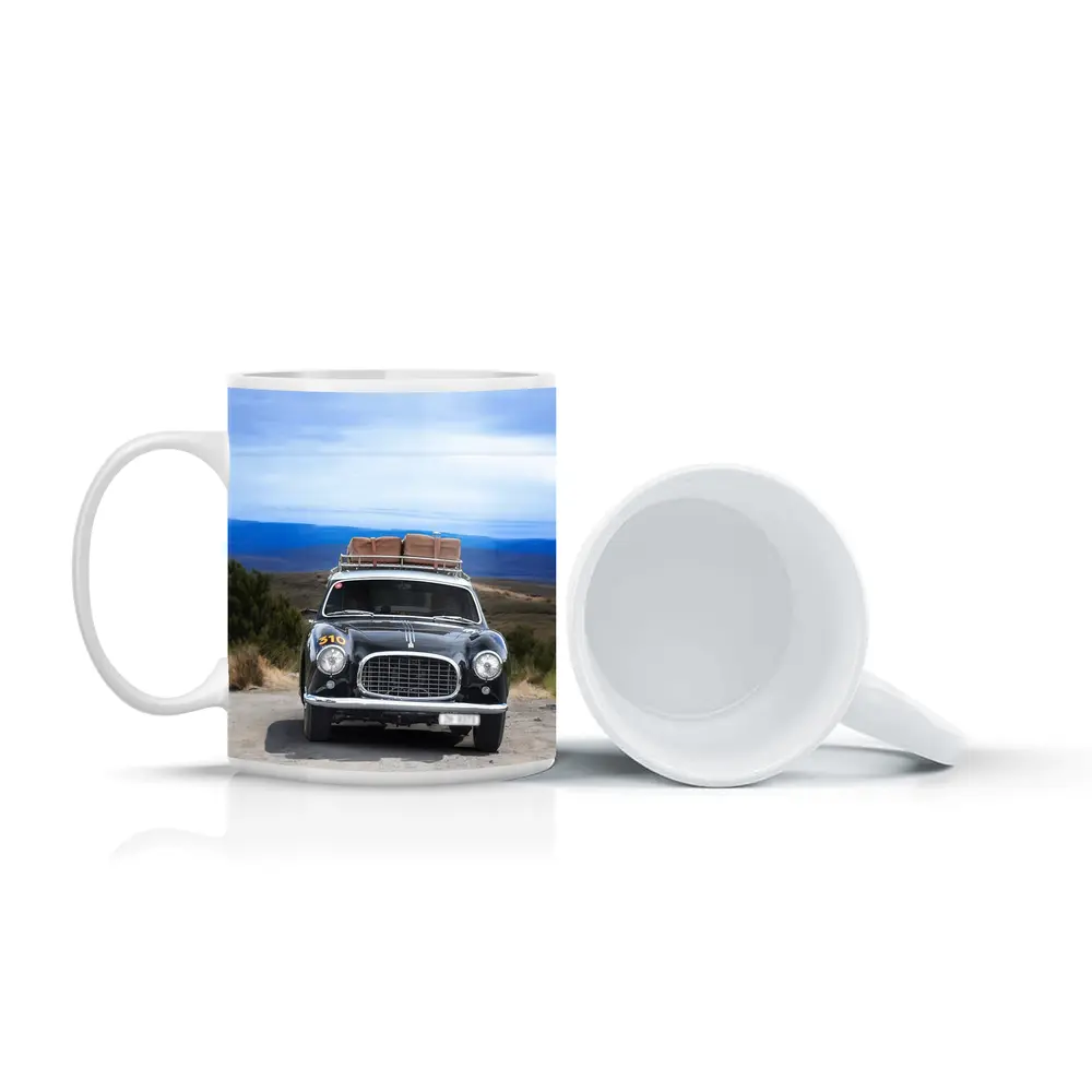 Classic Ferrari Rally Car Open Road – Mugs